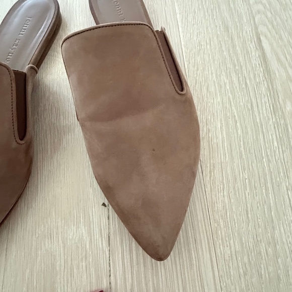 Jenni Kayne Oil leather Mules in Taupe Size 41 - Picture 1 of 4